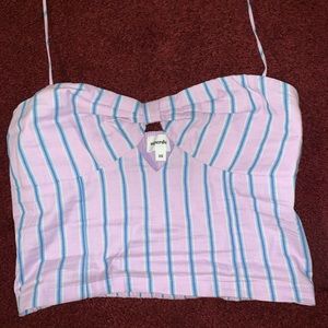 Superdown halter top